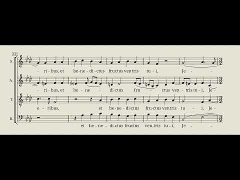 Ave Maria - Bass - Tomás Luis de Victoria