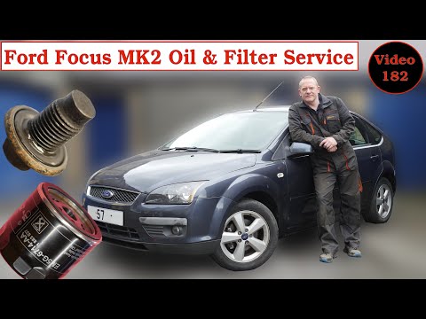 Ford Focus Mk2 Oil and Filter Change.  Please see my 5 part series on this abandoned Ford Focus
