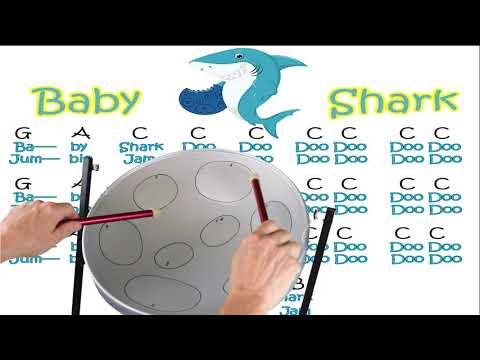 How to Play Baby Shark on a Jumbie Jam Steel Drum