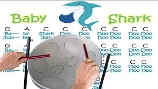How to Play Baby Shark on a Jumbie Jam Steel Drum