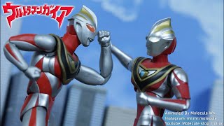 Download lagu Ultraman Gaia Vs Fake Ultraman Gaia Episode 13: The Imitation Monster! Stop motion mp3