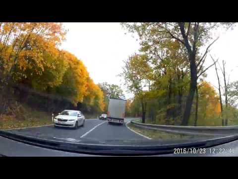 Time lapse 6x: Driving Brno - Olomouc - Bruntal - Sumperk - Hradec Kralove (Czech Republic) 292km