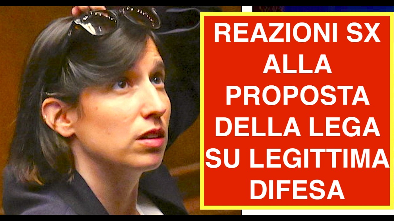 REAZIONI OPPOSIZIONE ALLA PROPOSTA DELLA LEGA DI MODIFICA DELLA LEGITTIMA DIFESA