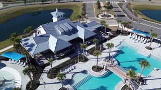 Aerial views of SilverLeaf in the first phases of development