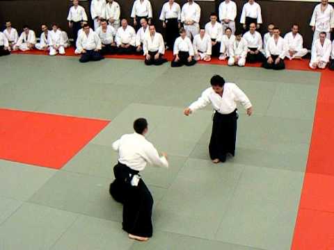Yukimitsu Kobayashi shihan (7 dan aikido aikikai) - Cluj, Romania, feb.2011