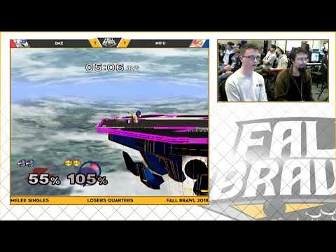 Fall Brawl 2018: Daz (Falco) vs. No U (Sheik) - SSBM Singles L8
