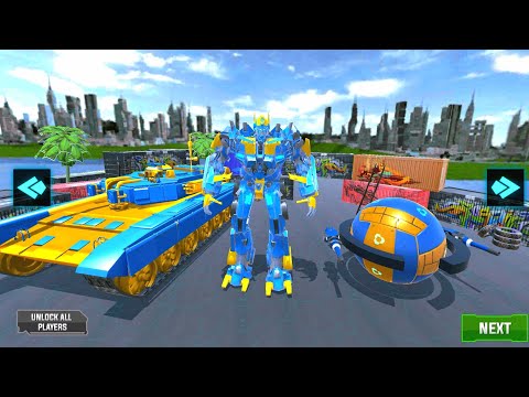 Volleyball Robot Car Game – tank Robot Transform Wars | android gameplay