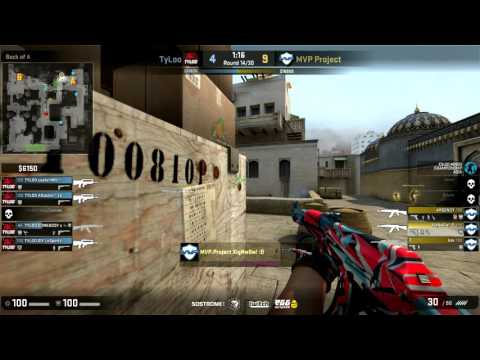 TyLoo vs MVP Project (Dust 2) Map 1 | Part 2  - CS:GO Minor Championship Asia, Playoffs