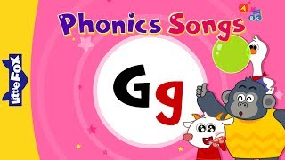 Letter Gg  New Phonics Songs  Little Fox  Animated