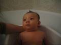 9 13 06 Timothy Getting A Bath