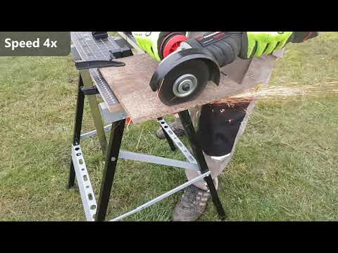 Parkside Performance angle grinder PWSAP 20-Li B2 endurance test
