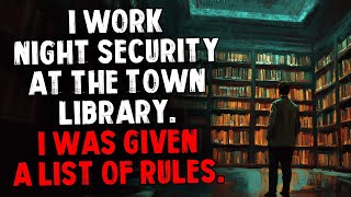 I Work Night Security at the Town Library. I Was Given a List of Rules.