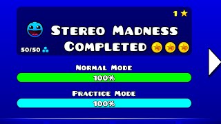 Stereo Madness 100% (all two coins)