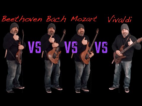 Guitar Battle - Beethoven VS Bach VS Mozart VS Vivaldi