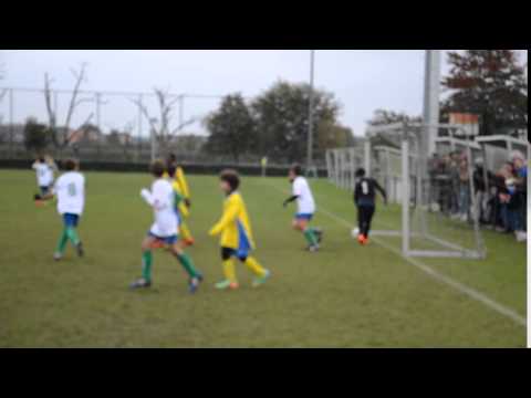 Verbroedering Zwijndrecht: ‘Onze U11 spelertjes in actie tegen City Pirates en met 8-0 gewonnen.