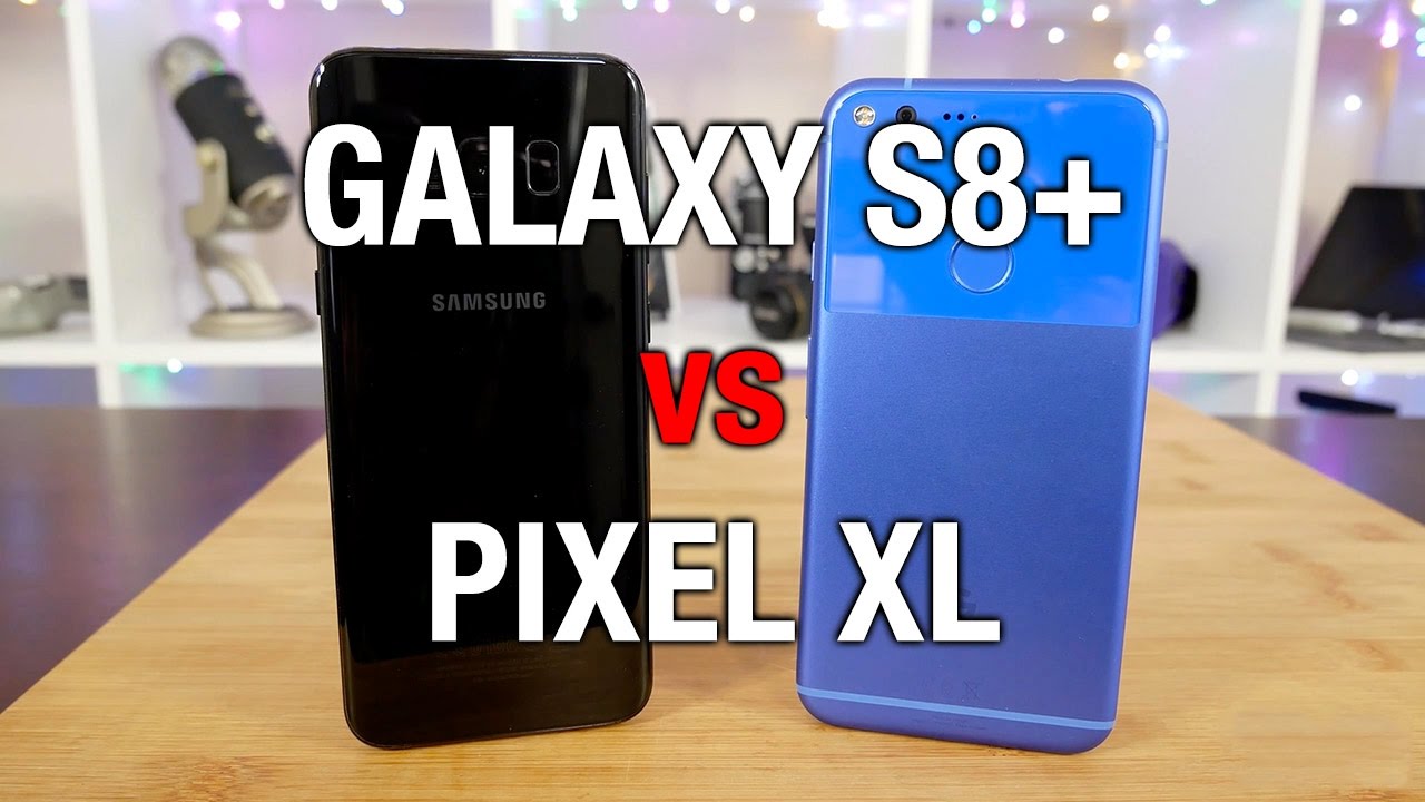 Samsung Galaxy S8+ vs Google Pixel XL - Big phone battle! | Pocketnow