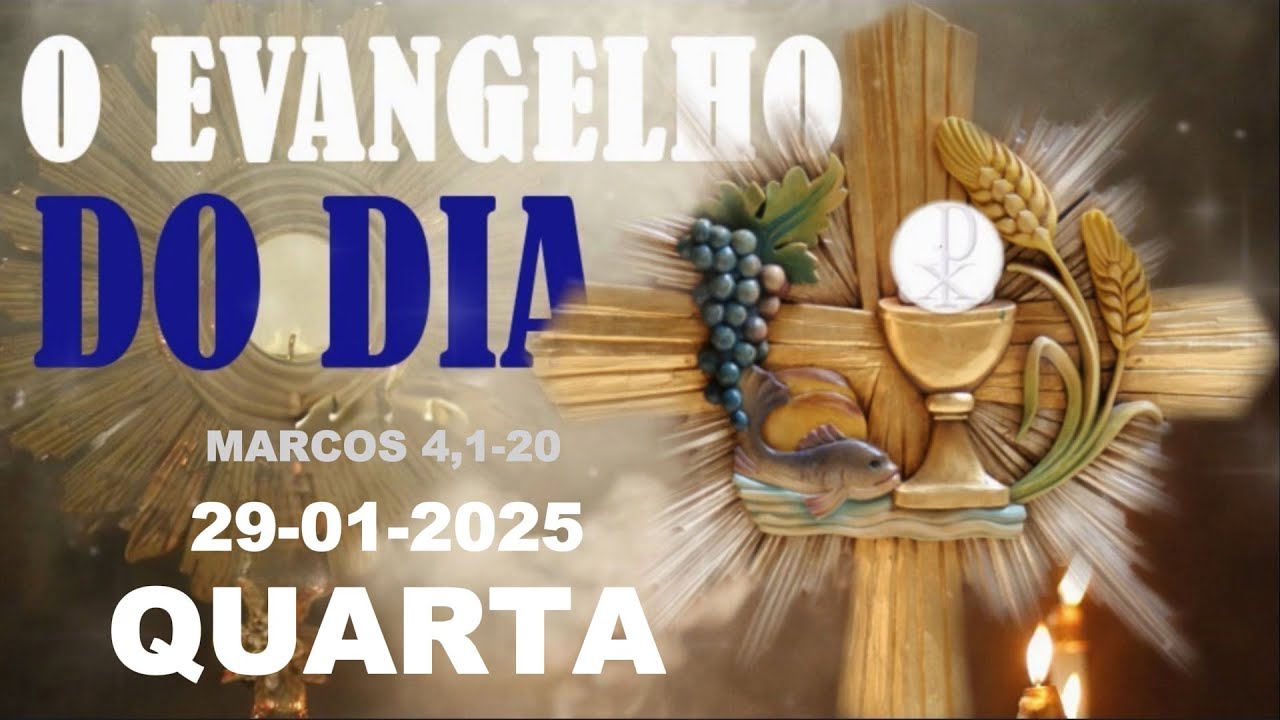 EVANGELHO DO DIA 29 DE JANEIRO DE 2025 A PALAVRA DE DEUS