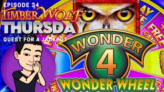 ★TIMBER WOLF THURSDAY!★ 🐺 [EP 34] TRIPLE THE GAMES! QUEST FOR A JACKPOT! TIMBER WOLF (Aristocrat)