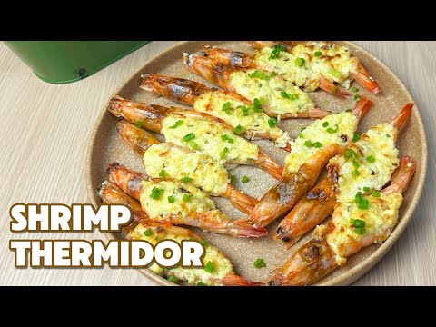 SHRIMP THERMIDOR | CHEESY BAKED SHRIMP