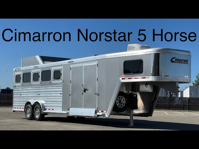 Preview image of Cimarron Norstar 5 Horse Gooseneck Trailer Trailer youtube video