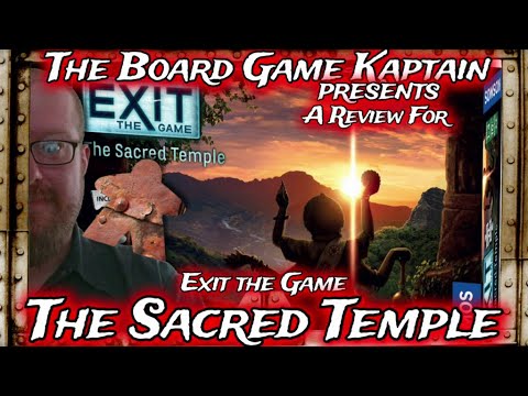 The Board Game Kaptain's Review for Exit the Game The Sacred Temple