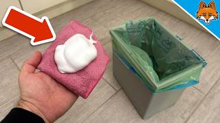 Spray THIS into the Trash Can and WATCH WHAT HAPPENS💥(BRILLIANT Trick)🤯
