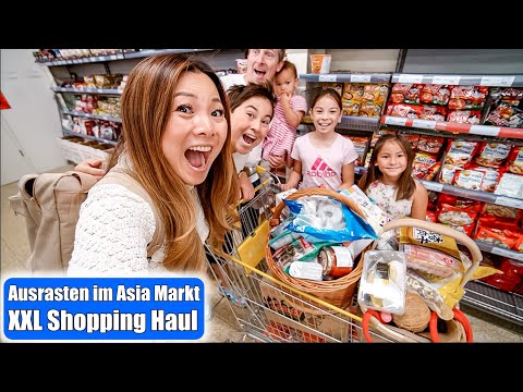 Come shopping at the XXL Asia Market 😍 Shopping with 4 kids in Hamburg! Shopping Haul | Mamiseelen