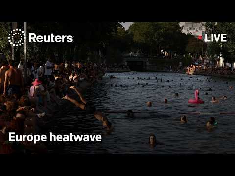 Video Thumbnail: LIVE: Heat map shows high temperatures across Europe
