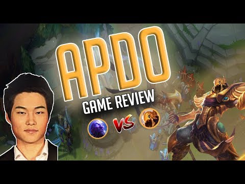 APDO vs Rank 1 OCE Phantiks | Azir vs Ryze game review