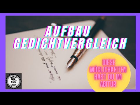 Poem comparison in the 2026 Abitur (university entrance exam)