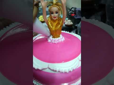 new Barbee doll cake#brthday #youtube #design #jahangir cake