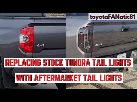 Installing Aftermarket Tail Lights On My 2014 Toyota Tundra