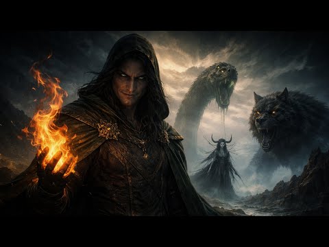 LOKI - English + Old Norse (Lyrics video) 