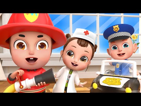 Policeman is Here to Help | Police Officer Song | Job and Career | Rosoo Nursery Rhymes & Kids Songs