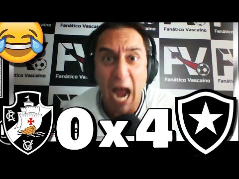 REAÇÃO DOS TORCEDORES DO VASCO - VASCO 0 X 4 BOTAFOGO (REACT FANÁTICO VASCAÍNO)