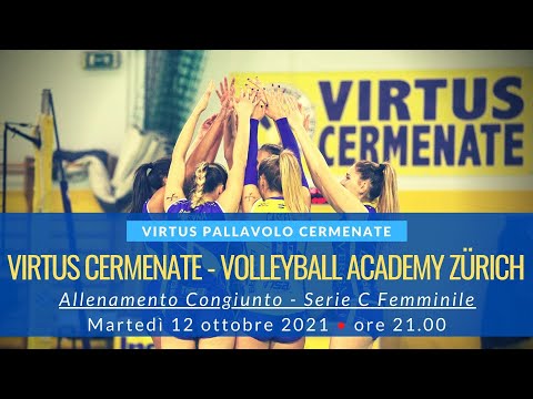 Serie C: Virtus Cermenate - Volleyball Academy Zürich (allenamento congiunto)
