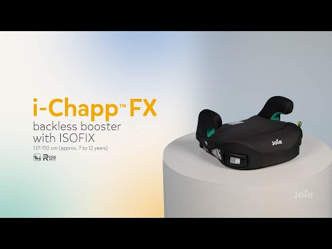 Joie i-Chapp™ FX | How to install your ISOFIX backless booster seat