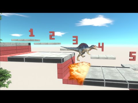 🧨 Jump Over The Land Mines Tournament | Who Can Survive? - Animal Revolt Battle Simulator