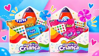 INSPIRAÇÃO DIA DAS CRIANÇAS 2026 CAIXA ENVELOPE GULOSEIMAS 🍭✨