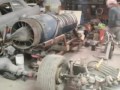 J34 Westinghouse jet engine home rebuild spin up