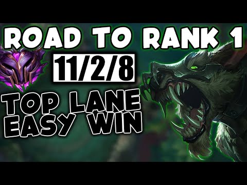 DIAMOND WARWICK MAIN DOMINATES TOP LANE - League of Legends