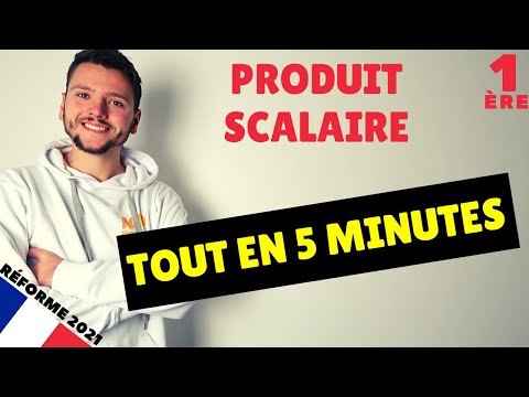 Le produit scalaire en 5 minutes - Spé maths - Première