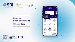 Scan a QR code through the BHIM SBI Pay app and make payments effortlessly.