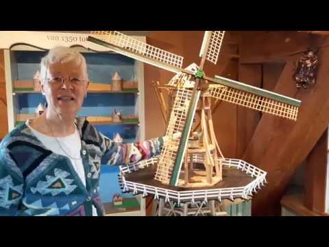 Teil 3. Ein Rundgang durch die Mühle "de Adriaan"mit Barbara.