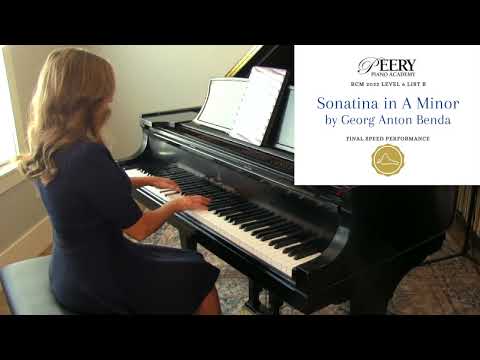 Sonatina in A Minor by Georg Anton Benda (RCM Level 6 List B 2022 Celebration Series)