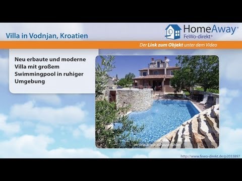 Istrien: Neu erbaute und moderne Villa mit großem Swimmingpool in ruhiger - FeWo-direkt.de Video