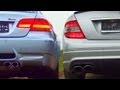 Mercedes C63 AMG SOUND vs BMW M3 E92 ...