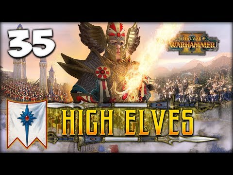 DRAGON SIEGE OF NAGGAROND! Total War: Warhammer 2 - High Elves Campaign - Tyrion #35