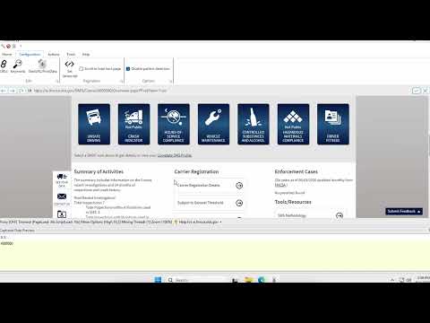 Scraping Data From Fmcsa Dot Gov Website Using Webharvy