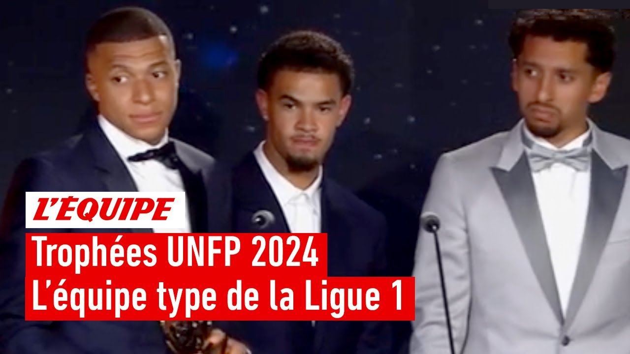 Trophées UNFP 2024 - Mbappé, Dembélé, Aubamayeng... L'équipe type de la Ligue 1